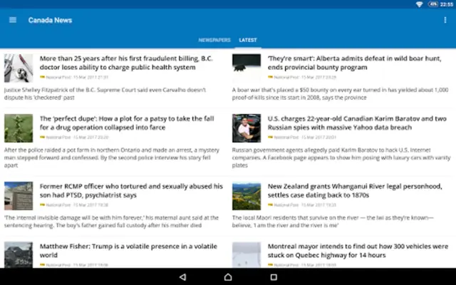 Canada News android App screenshot 1