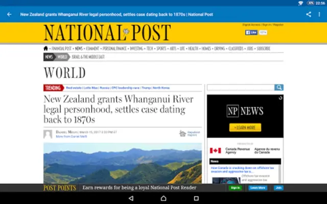 Canada News android App screenshot 2